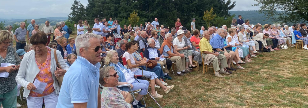 Saint-Paul-en-Forez-Donzy : messe de l'Assomption à la Madone de Villechenève