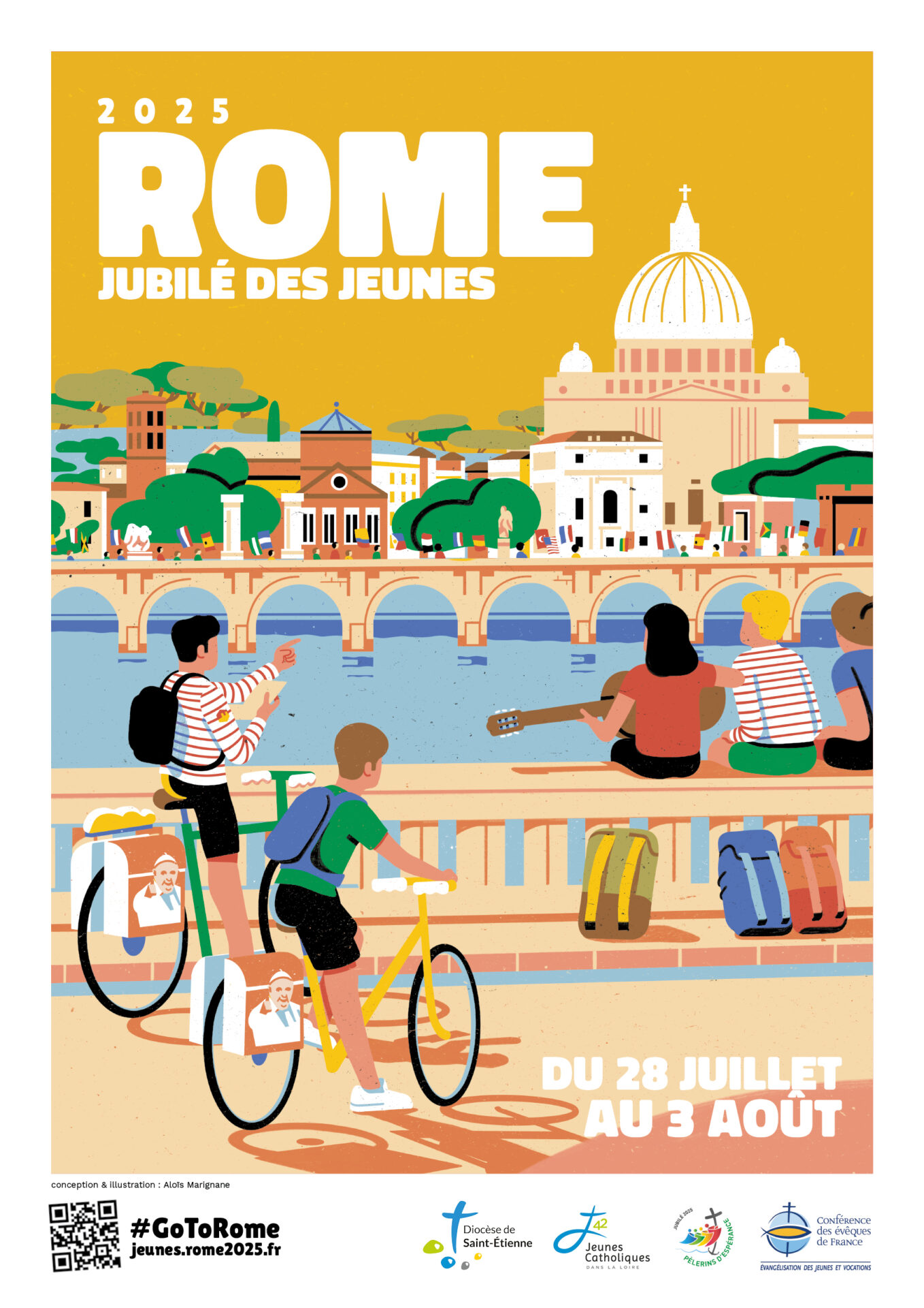 Jubilé des Jeunes à Rome 2025 - PÉLERINS D'ESPÉRANCE