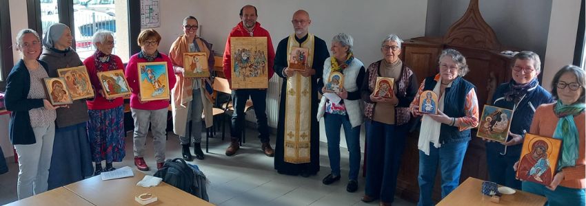 Saint-Paul-en-Forez-Donzy : apprendre à écrire une icône !