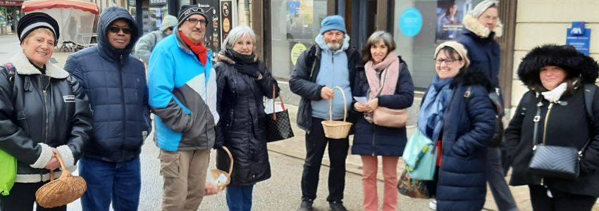 Saint-Jacques-du-Haut-Forez : matinée missionnaire au marché de Saint-Bonnet