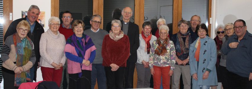 Sainte-Cécile : Mgr Bataille en visite pastorale